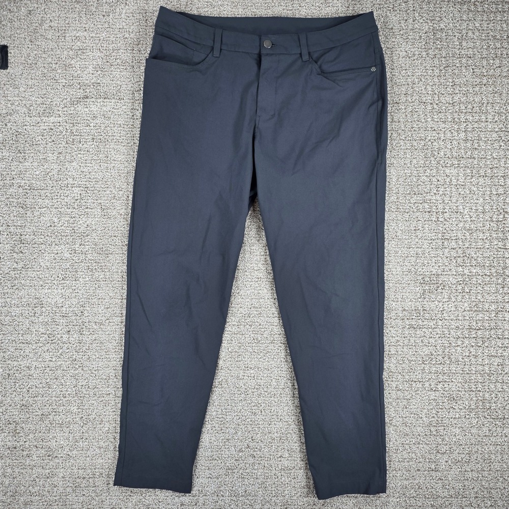 Lululemon ABC Pant Slim Fit 34x30 Blue Warpstreme Trousers